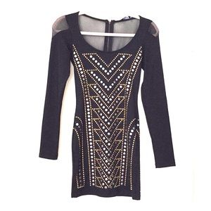 Bebe studded dress